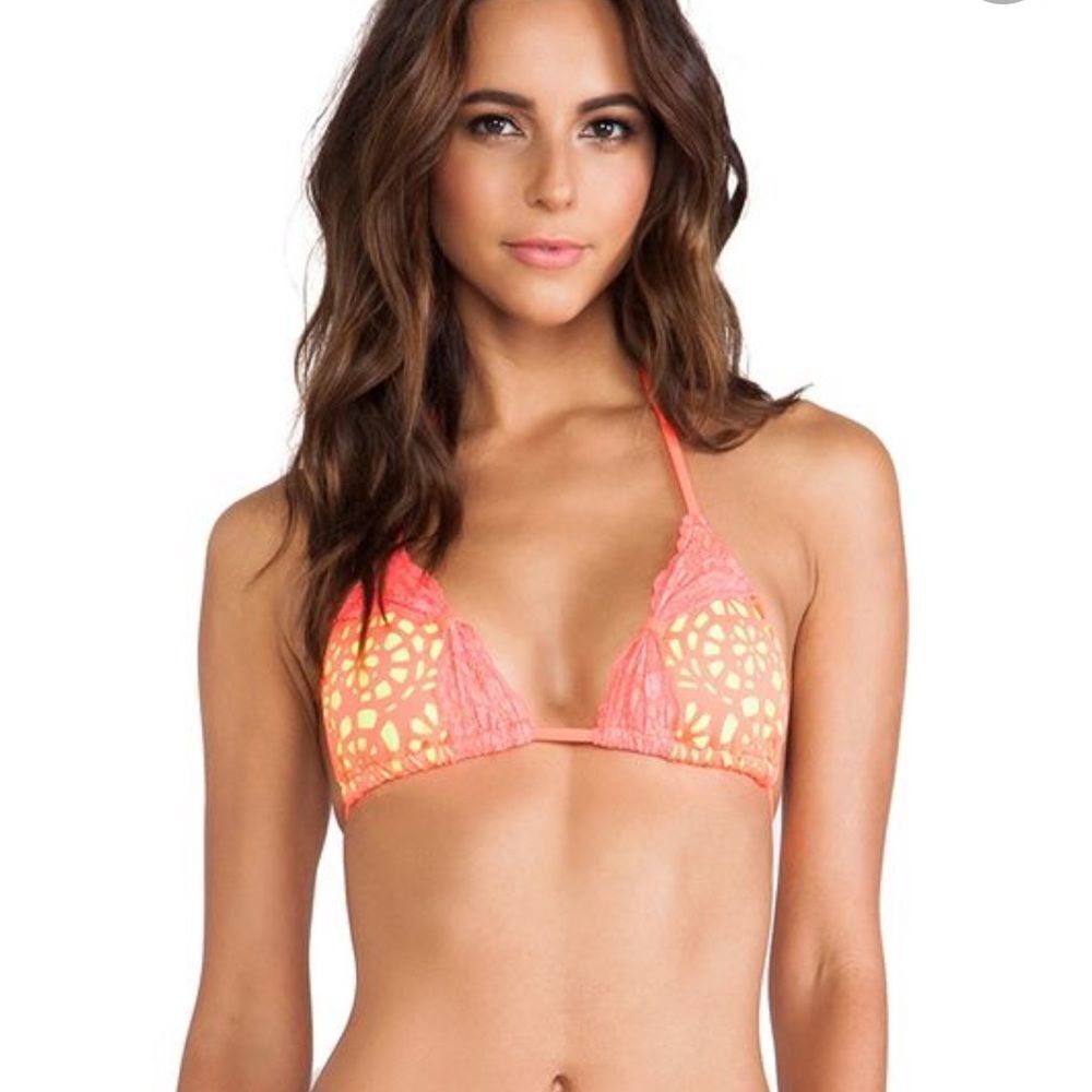 Beach Bunny Tricked Out Tri‎ Top nwt